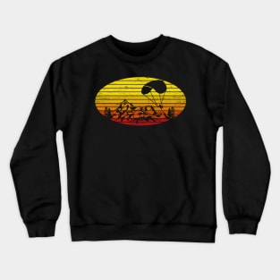 Paragliding retro Paraglider vintage Crewneck Sweatshirt